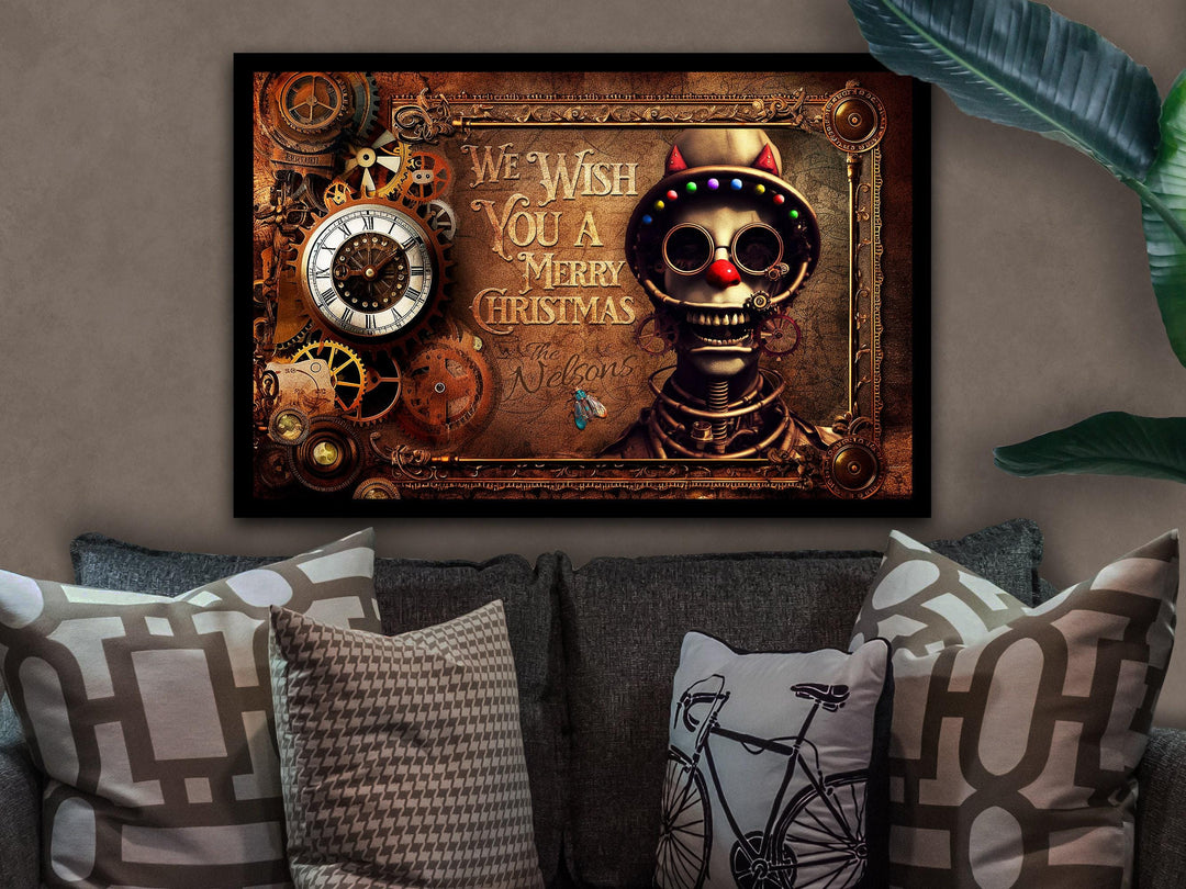 Steampunk | Custom Steampunk Decor | Steampunk Metal Wall Art | Personalized Family Name Sign | Steampunk Wall Decor | Steampunk Metal Sign