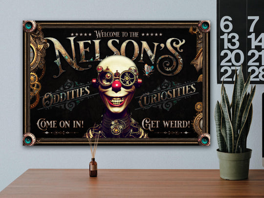 Steampunk | Steampunk Decor | Steampunk Art | Steampunk Wall Art | Steampunk Wall Decor | Steampunk Game Room | Metal Print