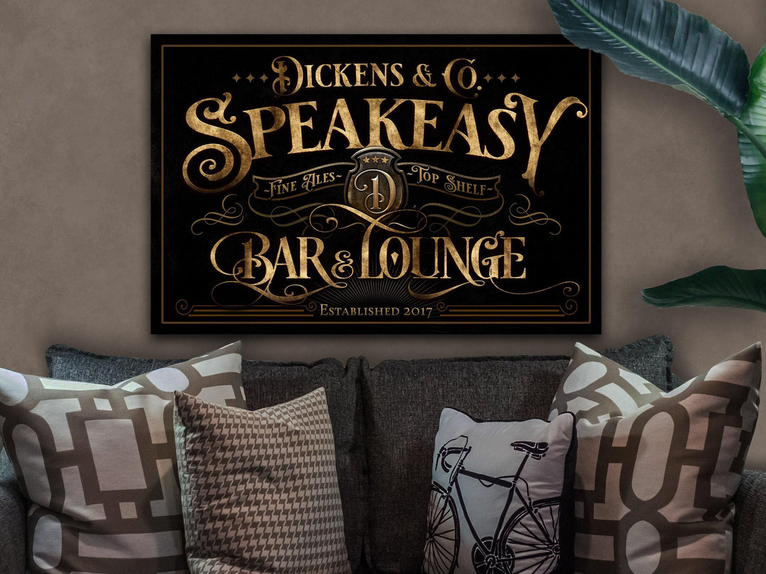 Customized Speakeasy Bar & Lounge Sign