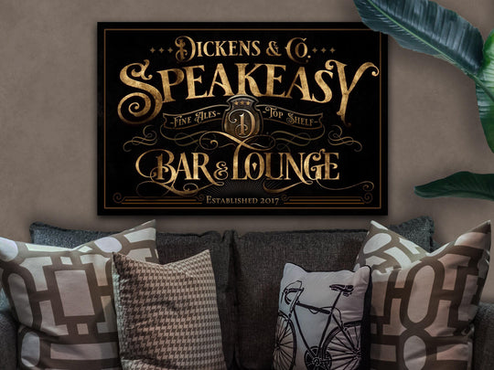 Customized Speakeasy Bar & Lounge Sign