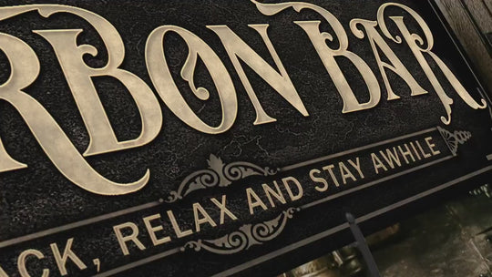 Personalized Whiskey Bar Sign with Family Name |  Earthtone Whiskey Bar Sign | Customized Family Whiskey Bar Sign | Light Vintage Taupe