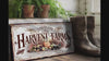 Harvest Farm Sign | Fall Harvest Sign | Rustic Fall Decor | Autumn Vintage Sign | Farm Wall Decor | Distressed Fall Sign