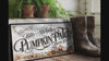 Pumpkin Patch Sign | Pumpkin Farm Sign | Personalized Fall Sign | Autumn Vintage Sign | Light Family Name Fall Sign | Autumn Pumpkin Decor