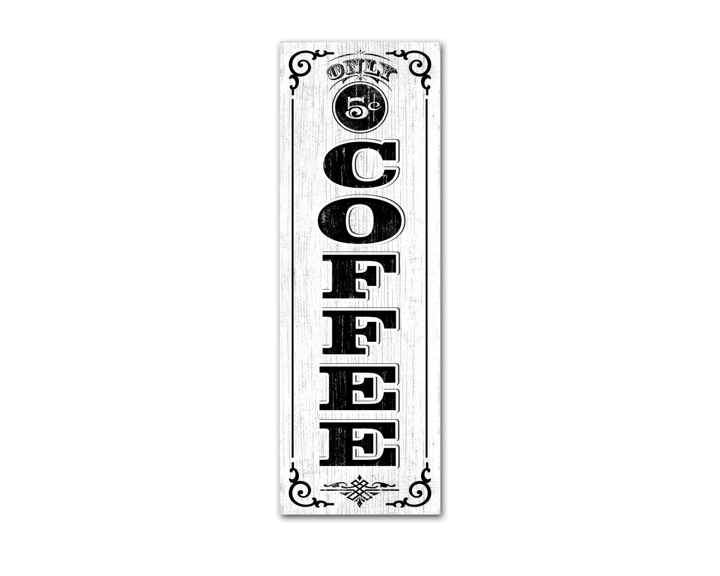 Funny Coffee Sign, Humorous Coffee Sign, Kitchen Coffee Sign, Whitewashed Coffee Sign, Vintage Coffee Sign, FamilyPlanks, Family Planks