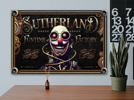 Steampunk | Steampunk Decor | Steampunk Art | Steampunk Wall Art | Steampunk Wall Decor | Steampunk Game Room | Metal Print