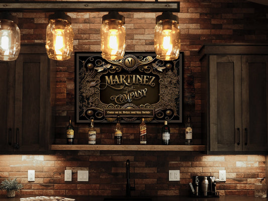 Steampunk | Custom Steampunk Decor | Steampunk Metal Wall Art | Personalized Family Name Sign | Steampunk Wall Decor | Steampunk Metal Sign